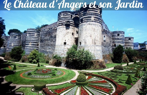 Le château d'Angers et son jardin